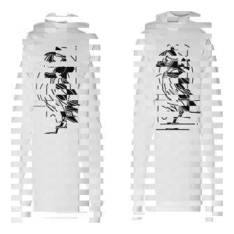 Souvenirs Islandaisoyage Randonnée Islande Macareux T-shirt à manches longues - Cadeauxyz