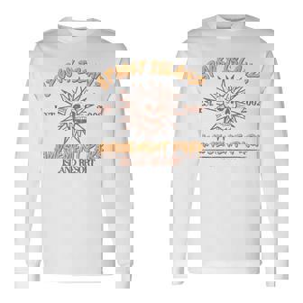 Spooky Island Retro Halloween Skull 90S Halloween Summerween Long Sleeve T-Shirt | Mazezy