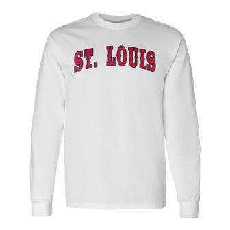 St Louis Throwback Classic Long Sleeve T-Shirt - Thegiftio UK