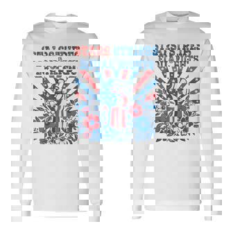 Stars Stripes And Equal Rights 4Th July Patriotic Activist Long Sleeve T-Shirt | Mazezy