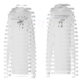 Stars Stripes And Equal Rights Bow Coquette Women's Rights Long Sleeve T-Shirt | Mazezy