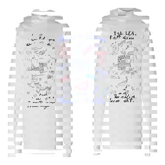 Stars And Stripes And Human Rights 4Th Of July Patriotic Long Sleeve T-Shirt - Thegiftio UK