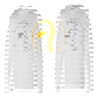 State Of West Virginia Baseball Wv Pride Baseball Threads Long Sleeve T-Shirt | Mazezy
