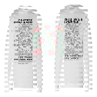 Stayweet Fruit Of Thepirit ストロベリー イエス 長袖Tシャツ - Kawaiitshirt