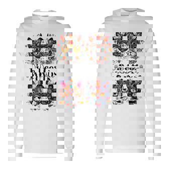 Sugar Skull Cats Dia De Los Meowtos Muertos Day Of The Dead Long Sleeve T-Shirt - Thegiftio