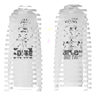 Taco Trump Always Chickens Out Trump Let's Go Taco Long Sleeve T-Shirt - Thegiftio
