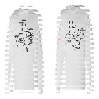 Texas Strong Pray For Texas Flood Survivor Long Sleeve T-Shirt | Mazezy