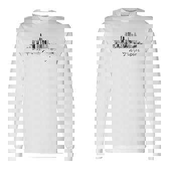 Travel Asia シンガポール アジアンファミリー バケーション お土産 長袖Tシャツ - Kawaiitshirt