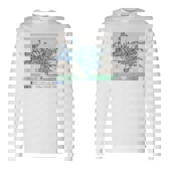 Trendyincentan Gogh Irises Famous Painting 1890 長袖Tシャツ - Kawaiitshirt