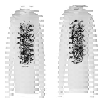 Tué Par Lust Grim Reaperkull Biker T-shirt à manches longues - Cadeauxyz