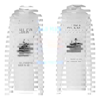 Uss John Young Dd-973 Destroyer Class Veterans Father Day Long Sleeve T-Shirt - Thegiftio UK