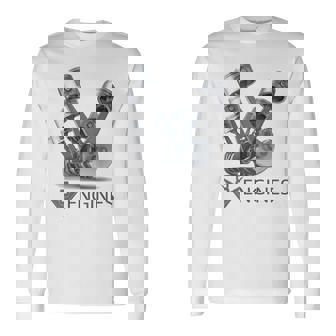 V8 エンジン 長袖Tシャツ - Kawaiitshirt