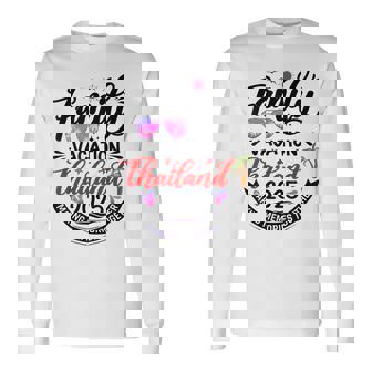 Vacaciones Familiares Tailandia 2025Acaciones Familiares Coincidentes 2025 Camiseta de manga larga - Regaloses