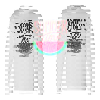 Verano Divertidoandíaerano Fruta Gráfico Camiseta de manga larga - Regaloses