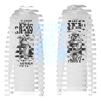 Viaje Del Camino Deantiago Compostela Experiencia Espiritual Camiseta de manga larga - Regaloses