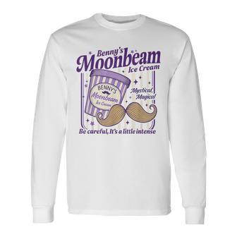 Vintage Moonbeam Ice Cream Truck Retro Double Scoop Popsicle Long Sleeve T-Shirt - Thegiftio UK