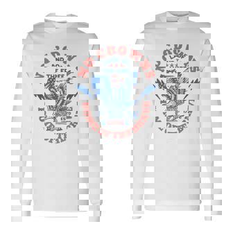 Vintage No Crowns Just Citizens Eagle Graphic No King Long Sleeve T-Shirt - Monsterry