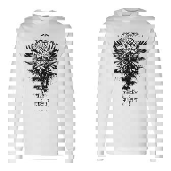 Walhalla Raven Odins ルーンズ ノルディック コンパス バイキング 長袖tシャツ 長袖Tシャツ - Kawaiitshirt