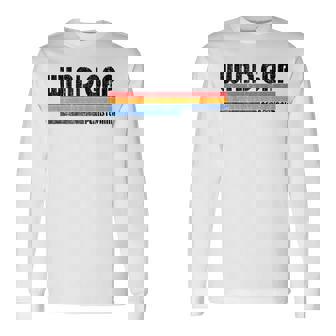 Wind Gap Pa Hometown Pride レトロ 70年代 80年代スタイル 長袖Tシャツ - Kawaiitshirt