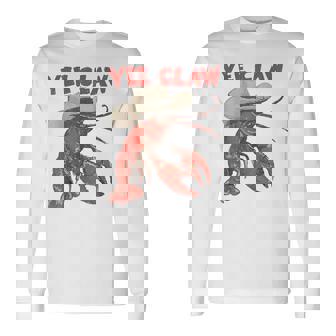 Yee Claw Lobster Seafood Festival Long Sleeve T-Shirt - Monsterry