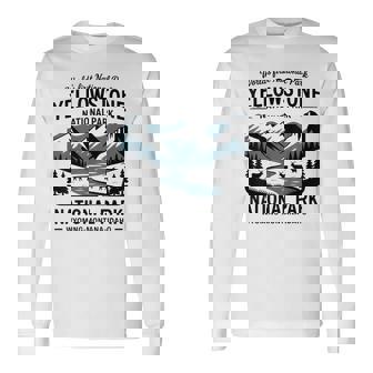 Yellowstone National Park World's First National Park Long Sleeve T-Shirt - Thegiftio