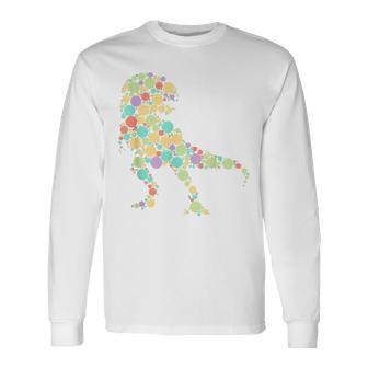 Youth Polka Dot Day Toddler Boys 5T Polka The Dot Dinosaure Long Sleeve T-Shirt - Thegiftio UK