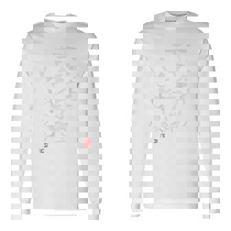 「ここをキャンプ地とする」文字入り おもしろ 筆文字 面白い バック 面白い 長袖Tシャツ - Kawaiitshirt