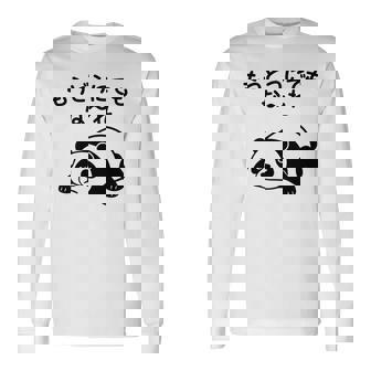 「もうどうにでもな〜れ」文字入り！面白かわいい動物プリント 長袖tシャツ 長袖Tシャツ - Kawaiitshirt