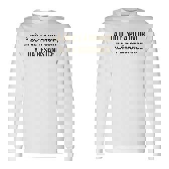 「パワーがあるところ、抵抗がある」 フーコー。 長袖Tシャツ - Kawaiitshirt