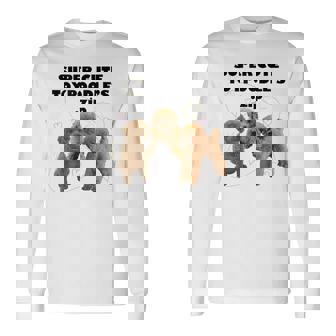 【Super Cute Toypoodles】トイプードル 実写 長袖Tシャツ - Kawaiitshirt