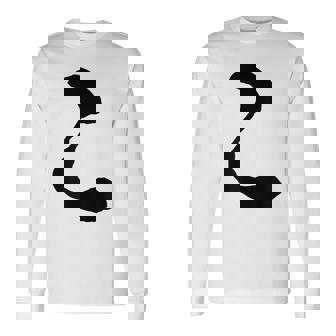 【こ】ひらがな 一文字 可愛い 日本語 面白い おもしろ ネタ 筆文字 平仮名 五十音 文字 かっこいい ウケ狙い 毛筆 長袖Tシャツ - Kawaiitshirt