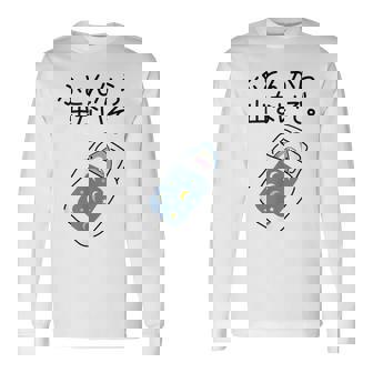 【ふとんから出ないぞ】サメ 鮫 さめ おもしろ 面白い 可愛い 眠い 寝る ウケる 文字 ギャグ ネタ ウケ狙い 笑える 長袖Tシャツ - Kawaiitshirt