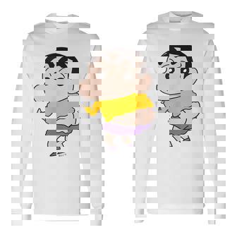 【まんが】クレヨンしんちゃん 尻出ししんちゃん 長袖Tシャツ - Kawaiitshirt