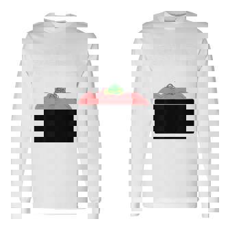 【ネギトロ】マグロ トロ ねぎ 寿司 おすし 軍艦巻き 可愛い おもしろ 面白い 食べ物 鮨 ネタ ウケ狙い 文字入り 長袖Tシャツ - Kawaiitshirt