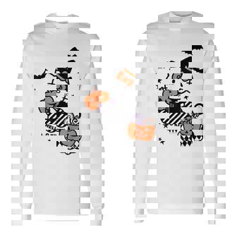 【ハロウィン特集】Usデザイン ハローキティ トリックオアトリート 長袖Tシャツ - Kawaiitshirt
