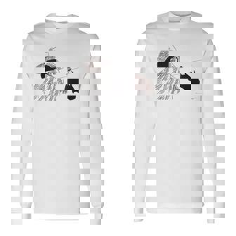 【映画】クレヨンしんちゃん 嵐を呼ぶ 夕陽のカスカベボーイズ コミックタッチ モノクロ 長袖Tシャツ - Kawaiitshirt