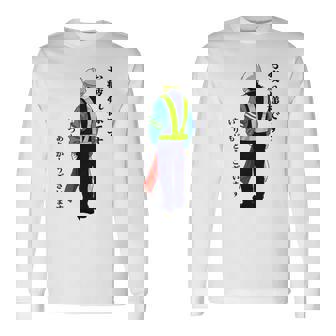 【誘導してる人】感謝を伝えるプレゼント 長袖Tシャツ - Kawaiitshirt