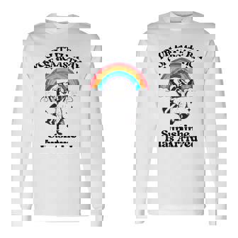 あなたの小さな皮肉な太陽の光はアライグマに到着しました 長袖Tシャツ - Kawaiitshirt