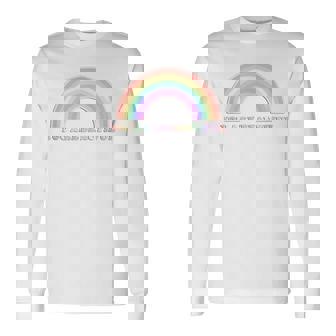 あなたは美しい虹と太陽の光です 長袖Tシャツ - Kawaiitshirt