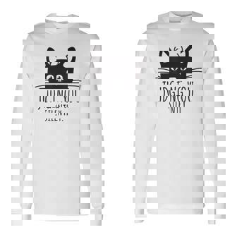 あなたを静かに判断します 長袖Tシャツ - Kawaiitshirt