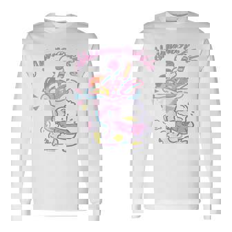 あひるのペックル スイーツpop 長袖Tシャツ - Kawaiitshirt