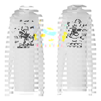 あひるのペックル ダンス 長袖Tシャツ - Kawaiitshirt
