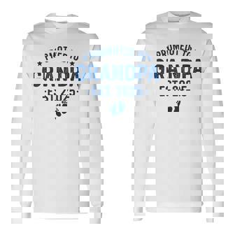 おじいちゃんに昇進 2025 もうすぐ、初めての祖父 長袖Tシャツ - Kawaiitshirt