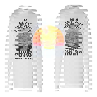 おなかが痛い 長袖Tシャツ - Kawaiitshirt