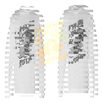 おもしろいママとパパが払うもの全部払うためにここに来たんだ 長袖Tシャツ - Kawaiitshirt