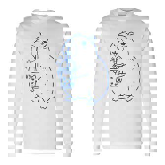 かわいい カピバラ ノベルティ グラフィック ボバティー ミルクセーキ ミルクティー 長袖Tシャツ - Kawaiitshirt