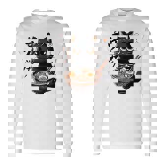 かわいいかわいいかわいいカワイイアニメ猫 長袖Tシャツ - Kawaiitshirt