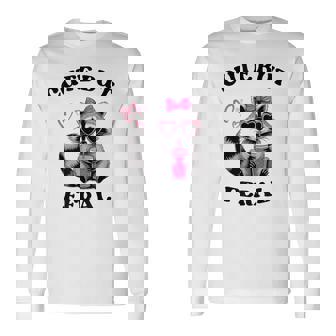 かわいいけれど、野生の面白いラコン。 長袖Tシャツ - Kawaiitshirt