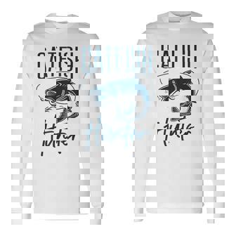 かわいいナマズハンターデザイン ナマズ農家へのギフトアイデア 長袖Tシャツ - Kawaiitshirt