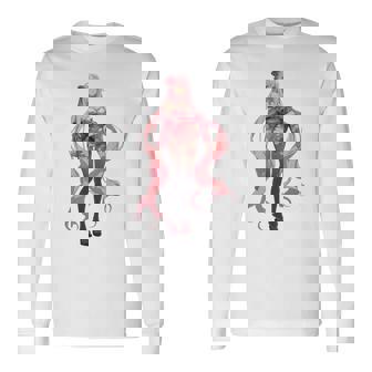 かわいい和風和風ピンク 長袖tシャツ 長袖Tシャツ - Kawaiitshirt